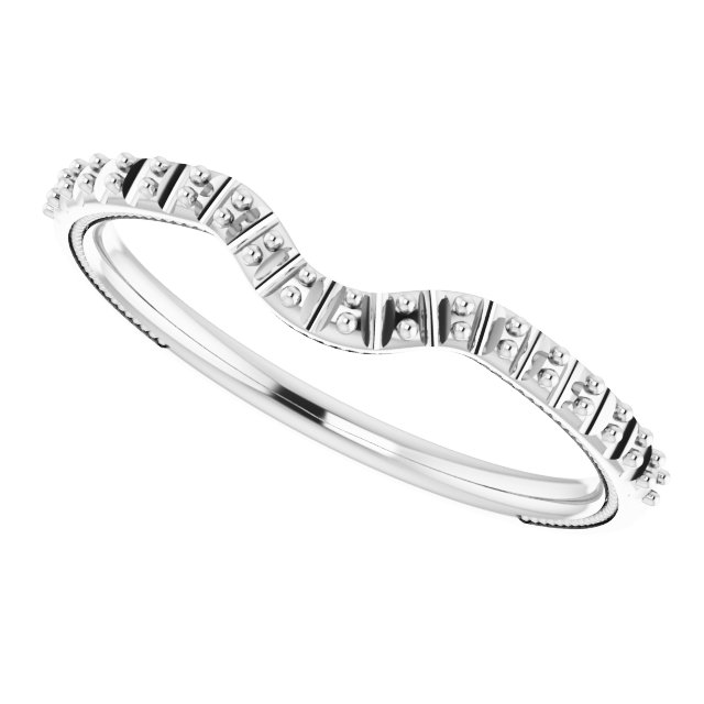 Band Mounting for 10 mm Square Ring view 5