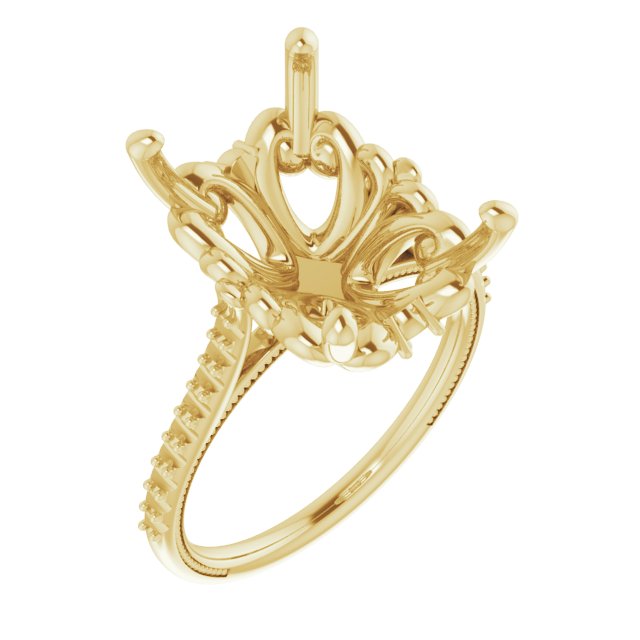 Accented Engagement Ring