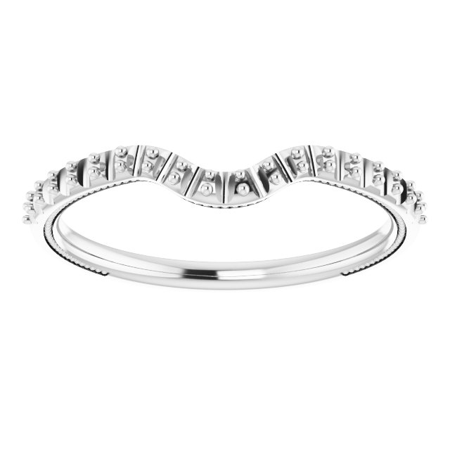 Band Mounting for 10 mm Square Ring view 3