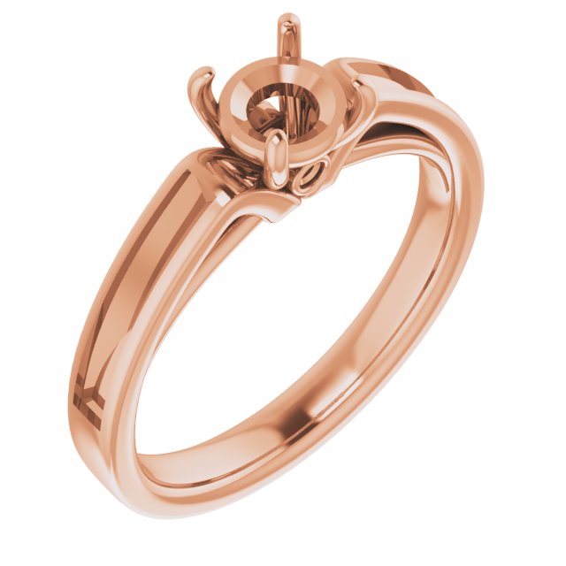 Accented Engagement Ring with Accent