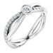 14K White 1/3 CTW Natural Diamond Ring