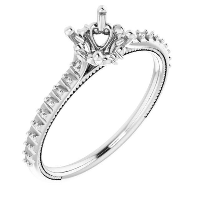 Accented Engagement Ring