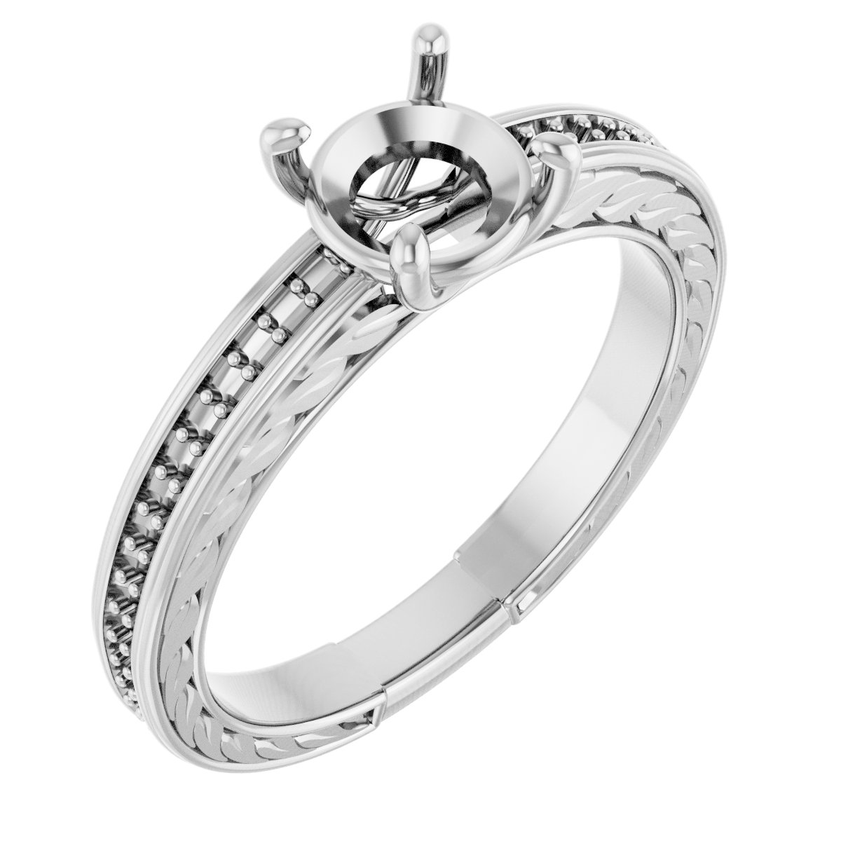 Accented Engagement Ring