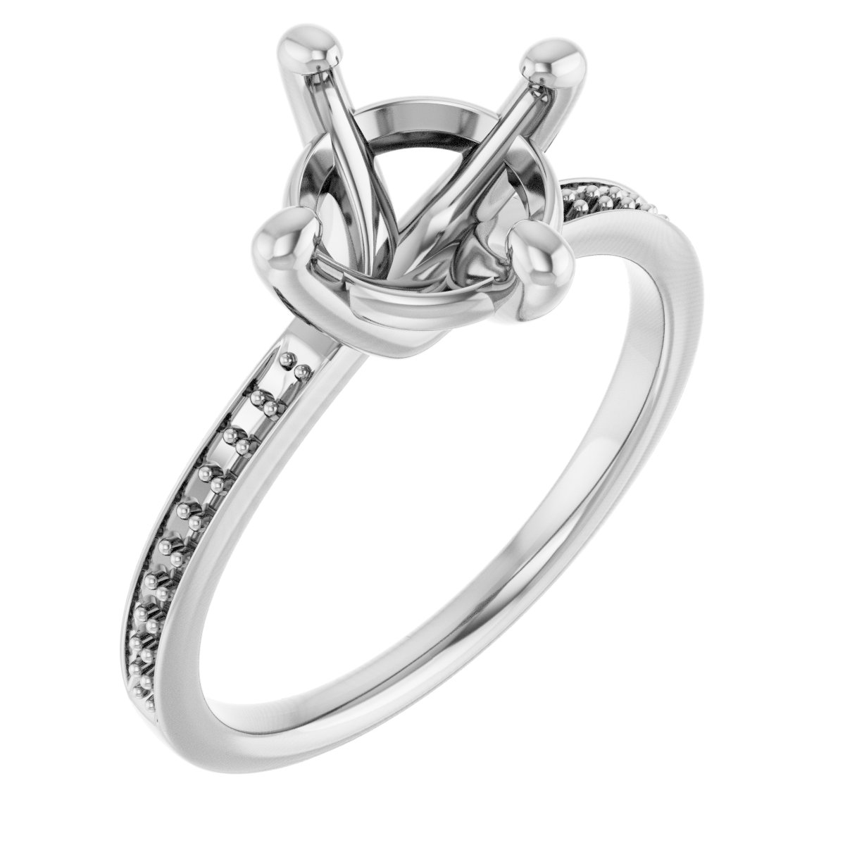 Accented Engagement Ring