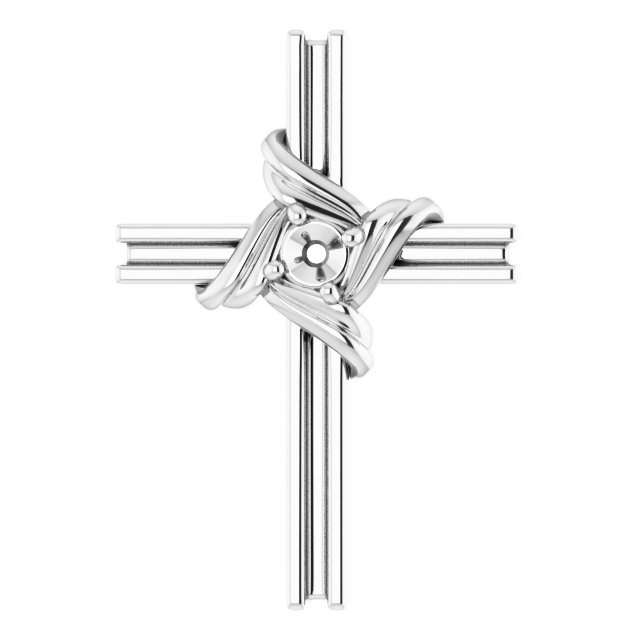 Accented Cross Pendant