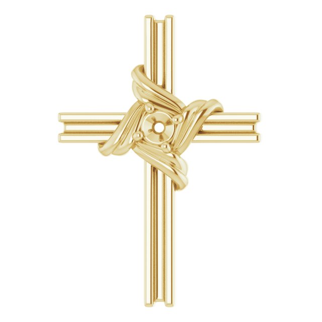 Accented Cross Pendant