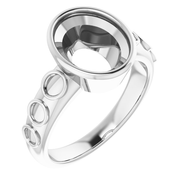 Bezel-Set Accented Ring