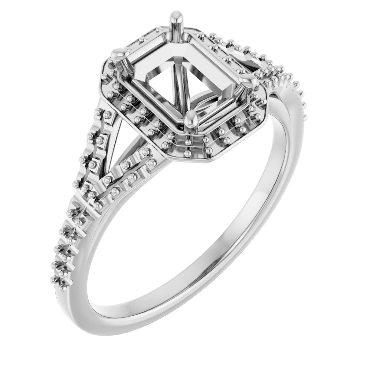 Halo-Style Engagement Ring