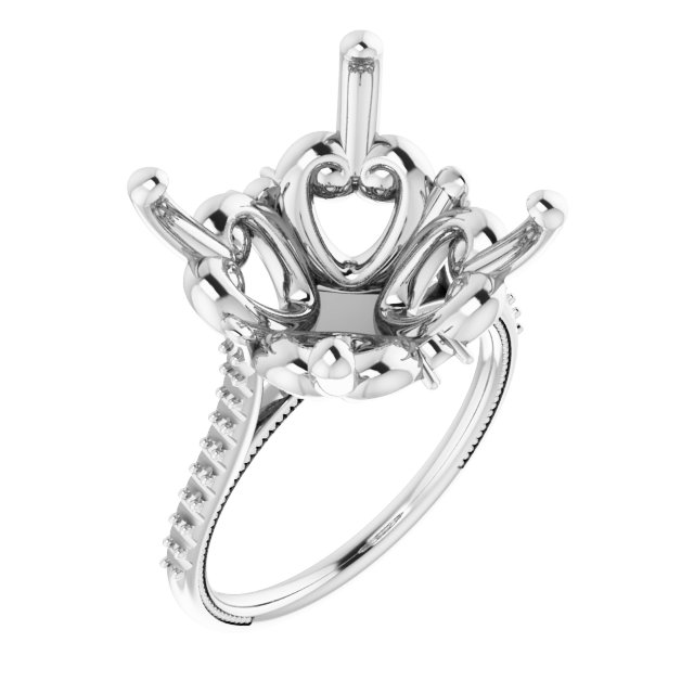 Accented Engagement Ring