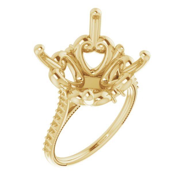 Accented Engagement Ring