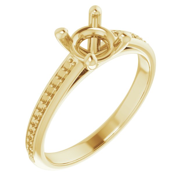 Accented Engagement Ring