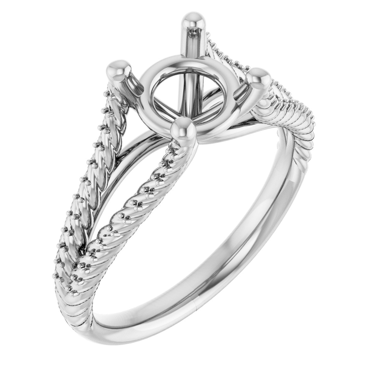 Accented Engagement Ring