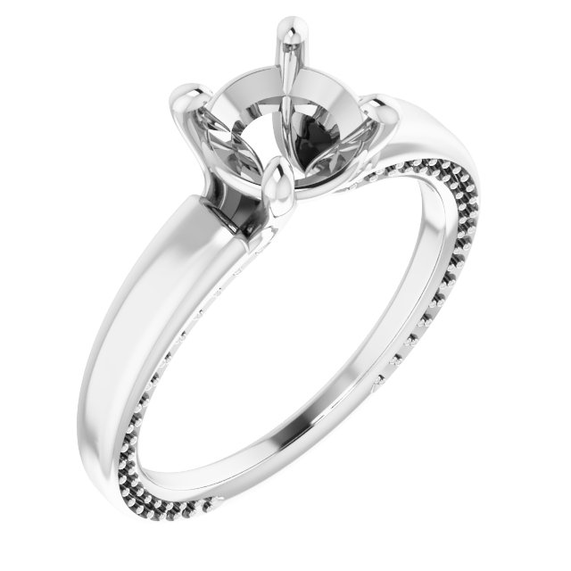 Accented Engagement Ring