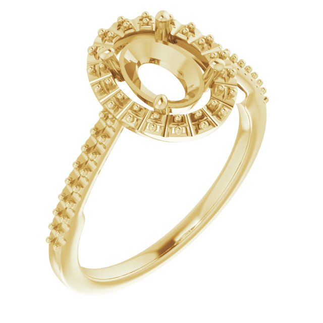 Halo-Style Engagement Ring