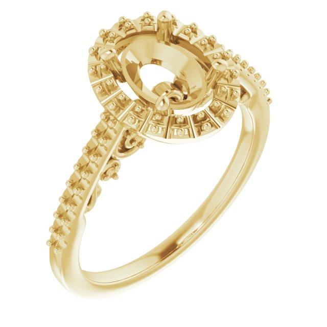 Halo-Style Engagement Ring