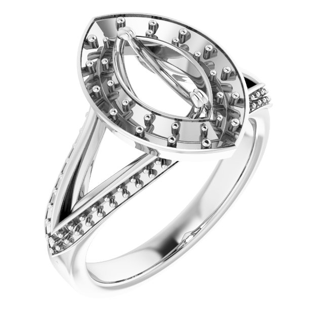 Halo-Style Engagement Ring
