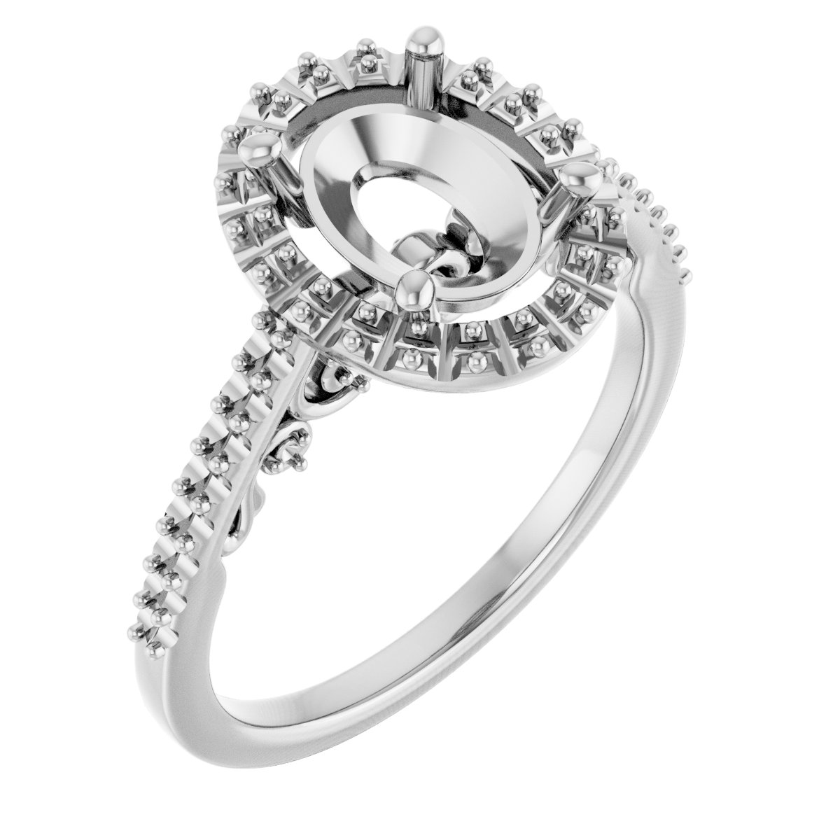 Halo-Style Engagement Ring