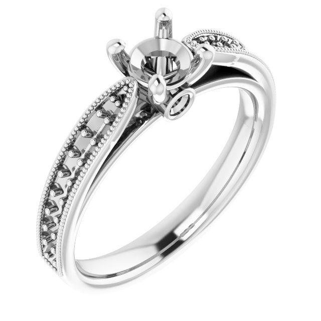 Accented Engagement Ring