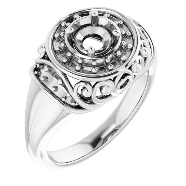 Halo-Style Engagement Ring