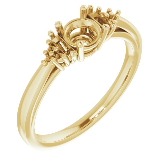 Accented Engagement Ring