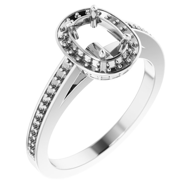 Halo-Style Engagement Ring