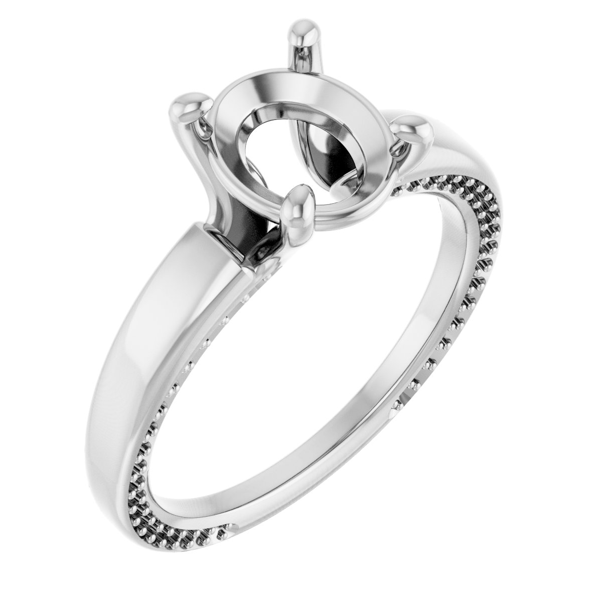 Accented Engagement Ring