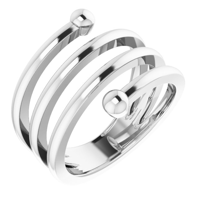 Sterling Silver Negative Space Ring 