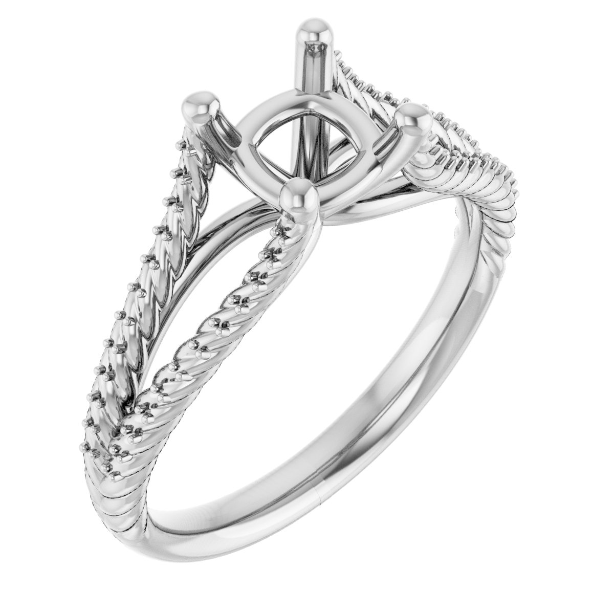 Accented Engagement Ring