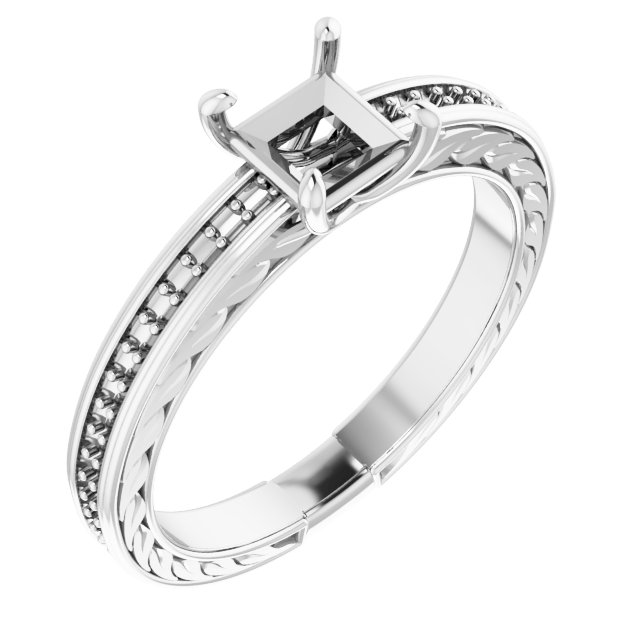 Accented Engagement Ring