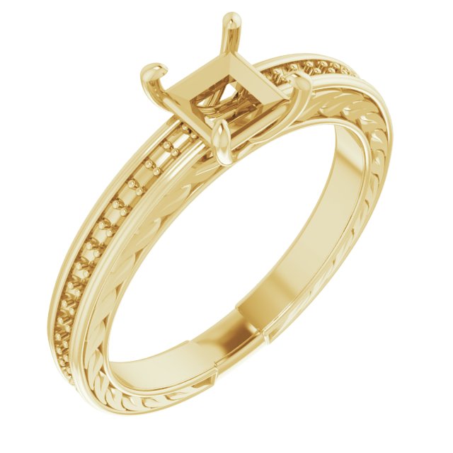 Accented Engagement Ring