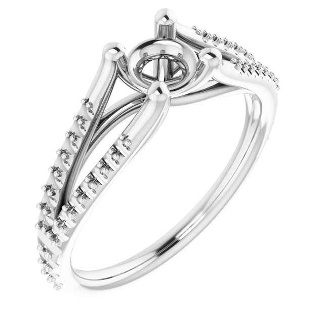 Accented Engagement Ring