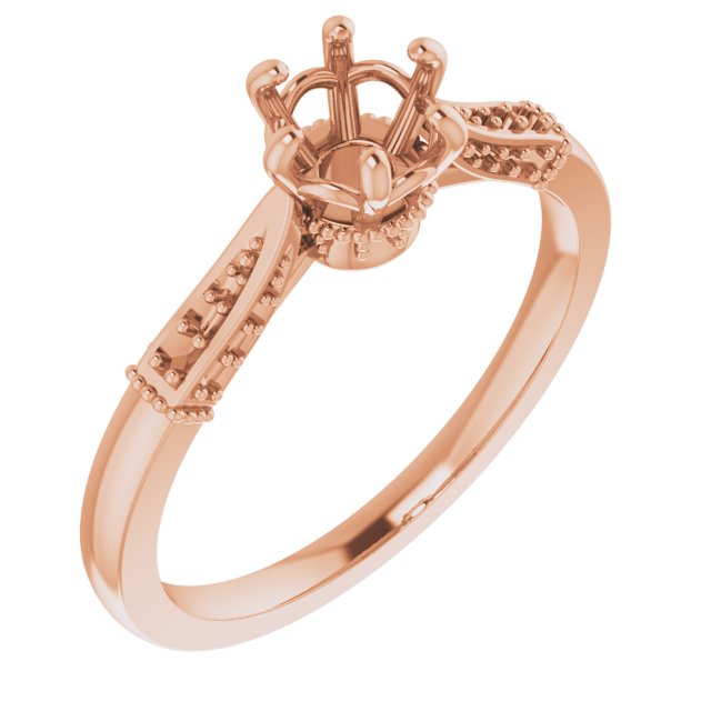 Accented Engagement Ring or Band