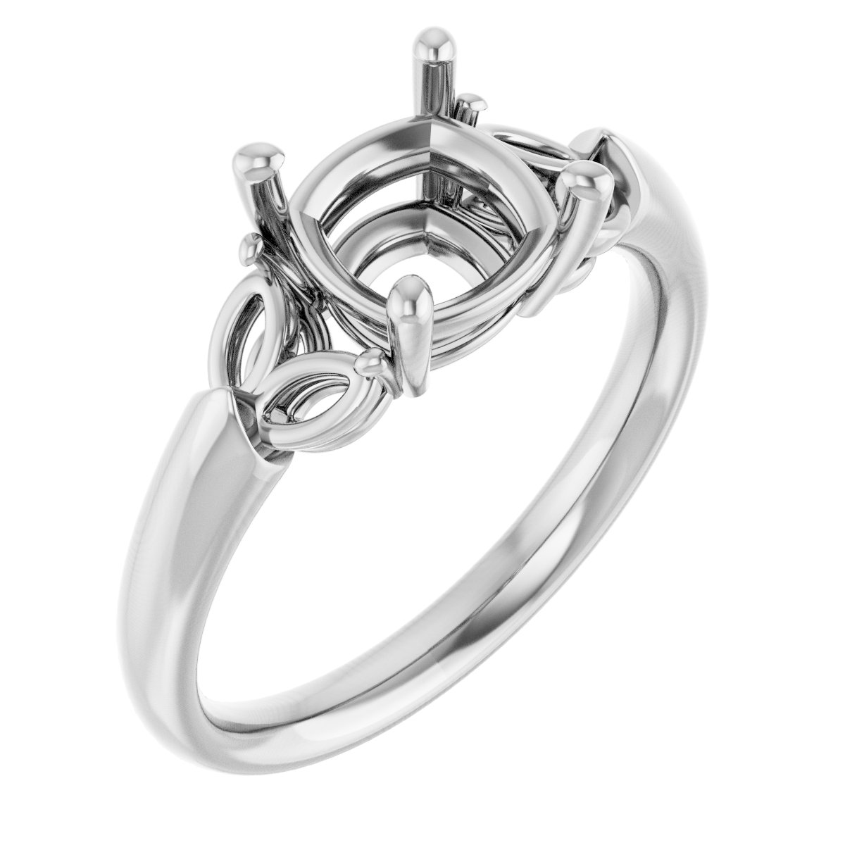 Accented Engagement Ring