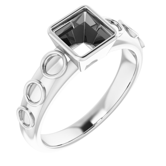 Bezel-Set Accented Ring