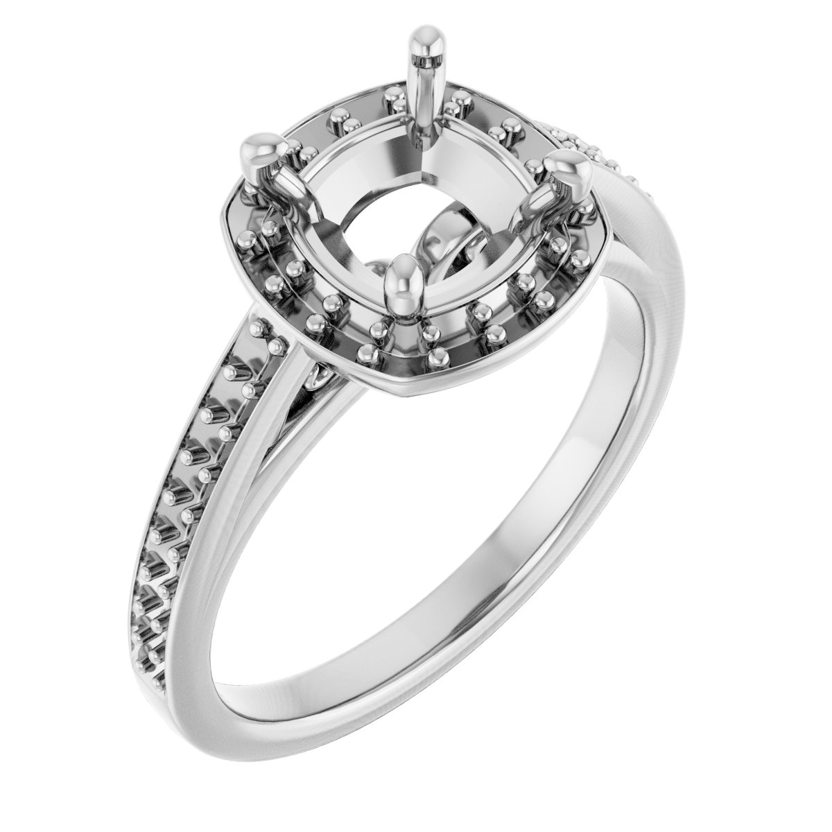 Halo-Style Engagement Ring