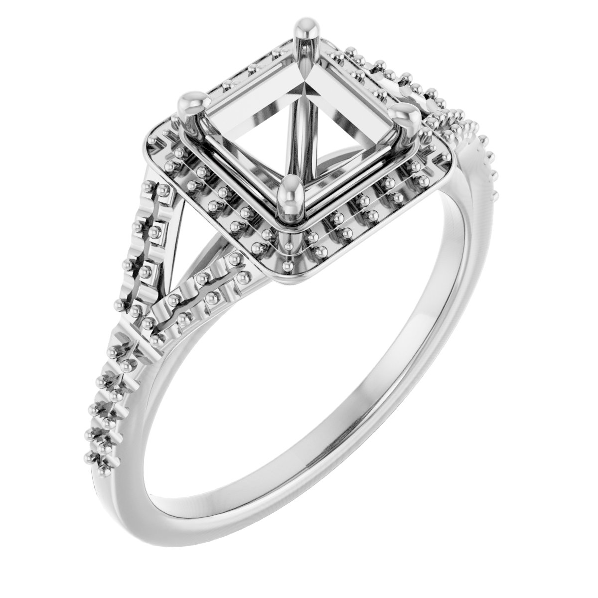 Halo-Style Engagement Ring