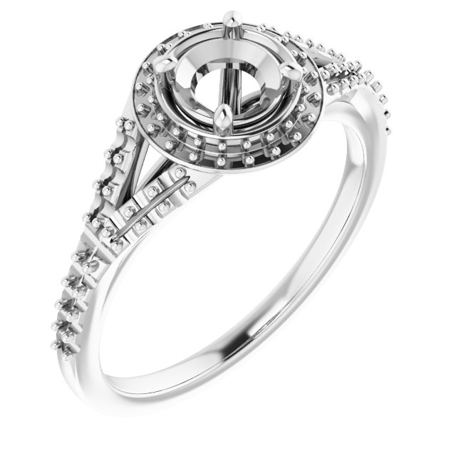Halo-Style Engagement Ring