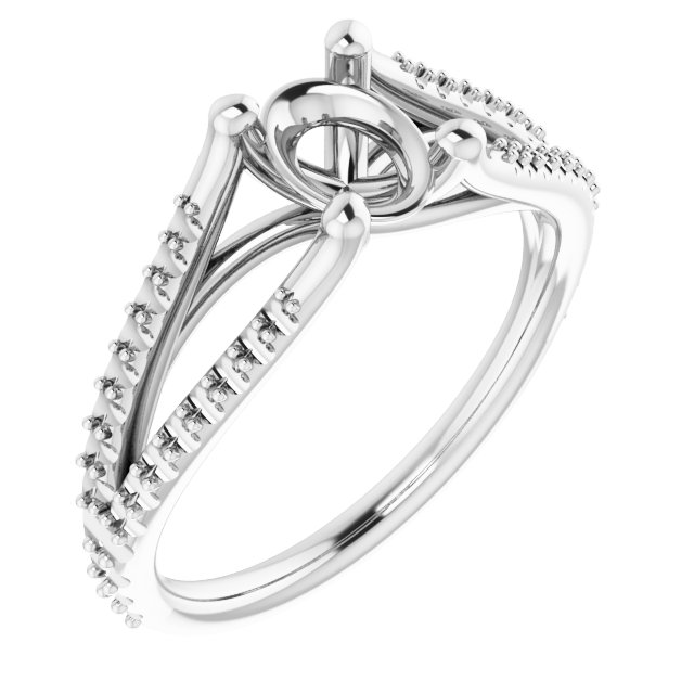 Accented Engagement Ring