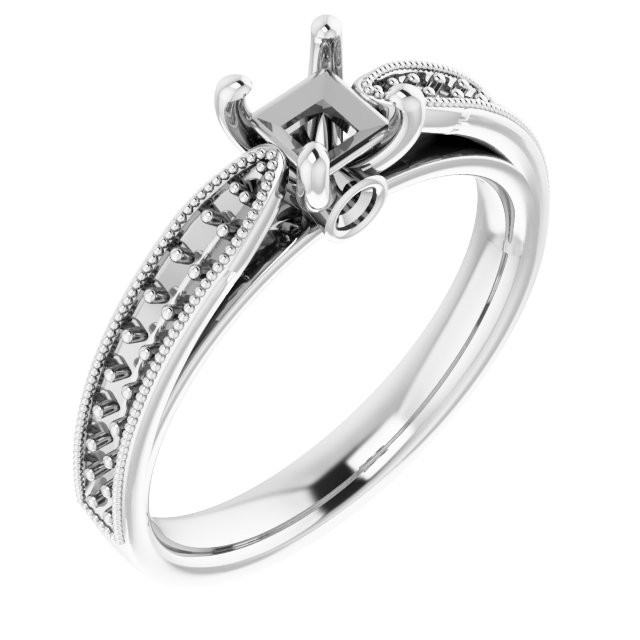 Accented Engagement Ring