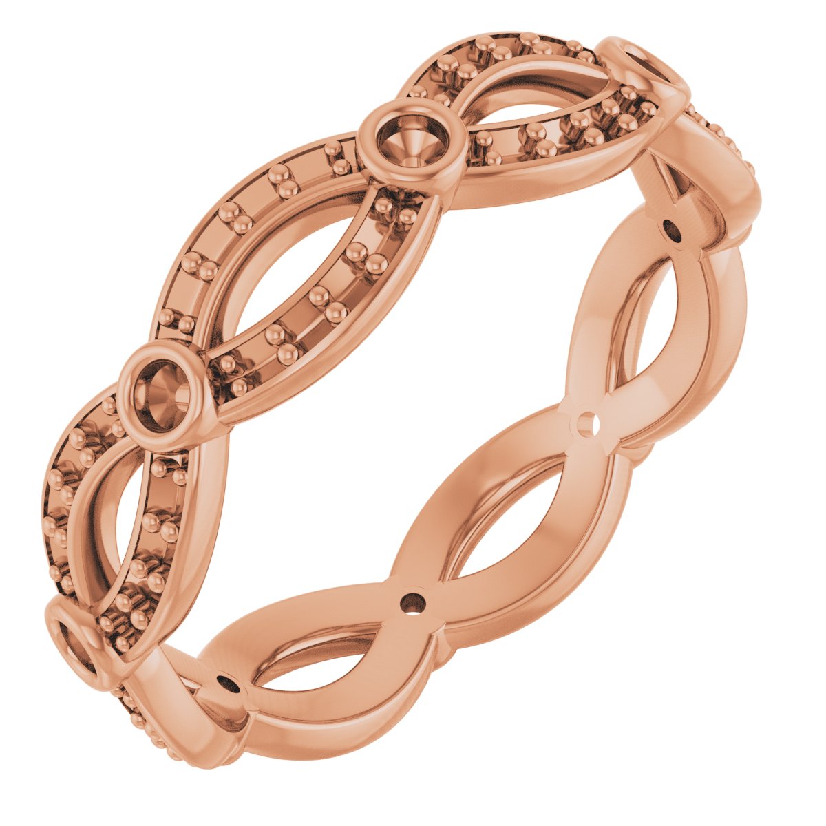 Infinity-Inspired Eternity Band