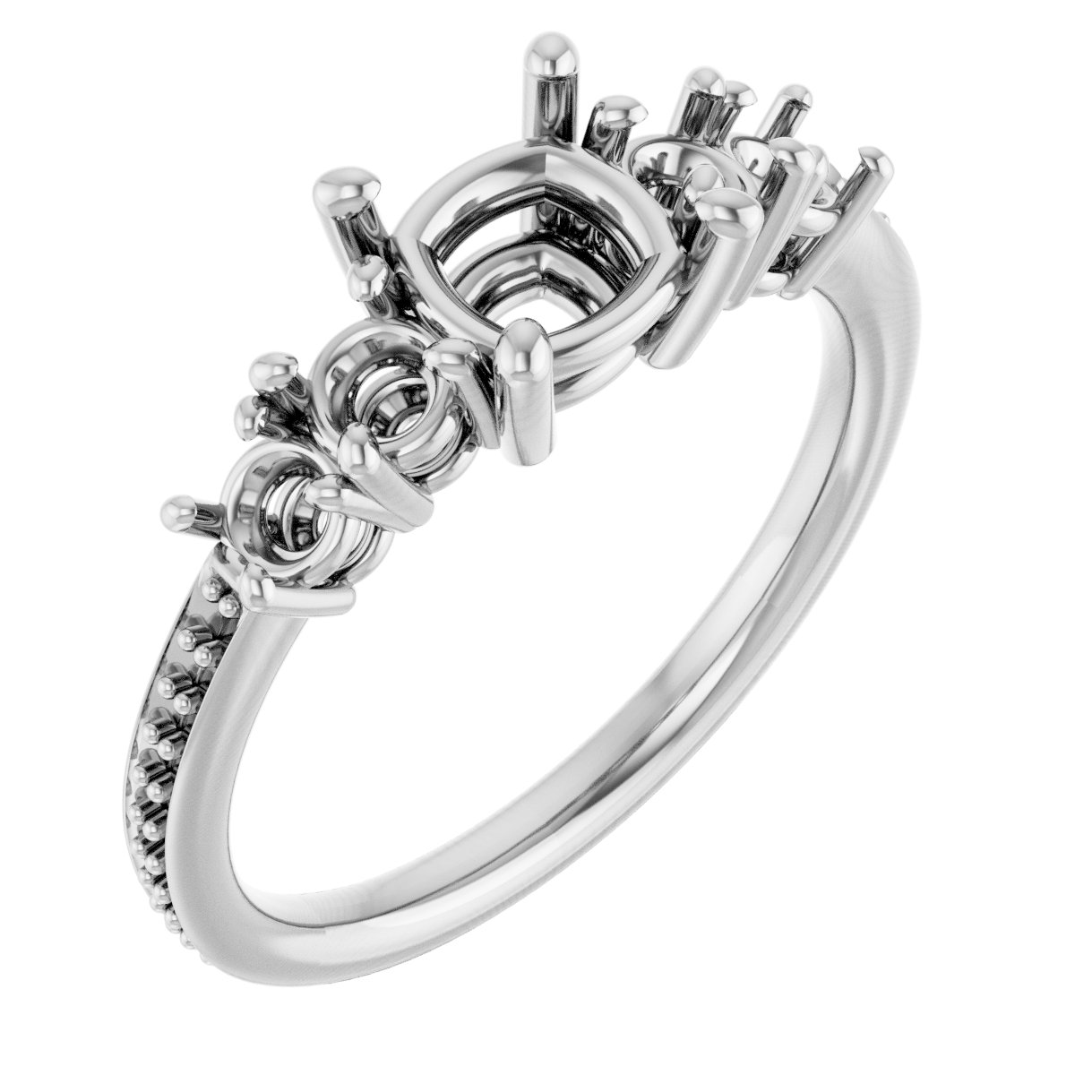 Accented Engagement Ring