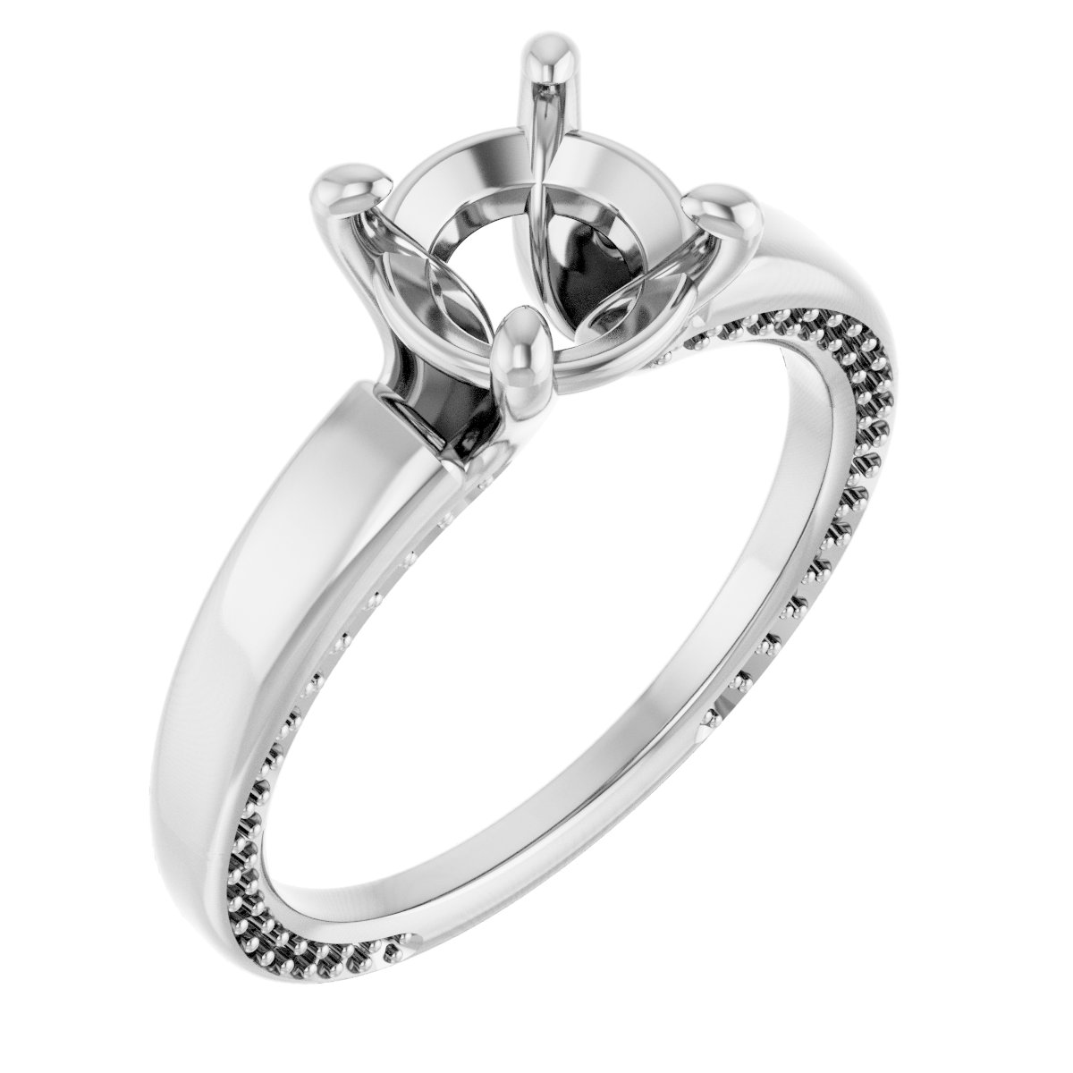 Accented Engagement Ring
