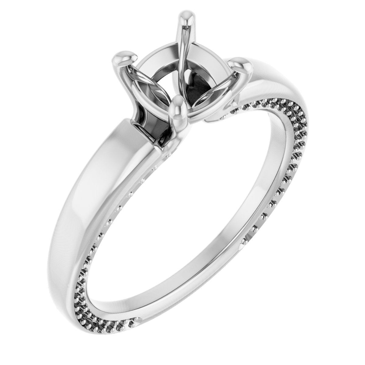 Accented Engagement Ring