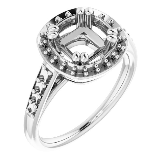 Halo-Style Engagement Ring