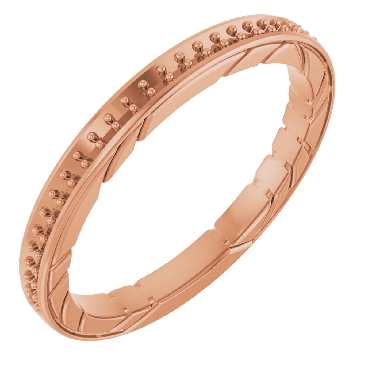 14K Rose .125 CTW Diamond Anniversary Band Ref 11965240