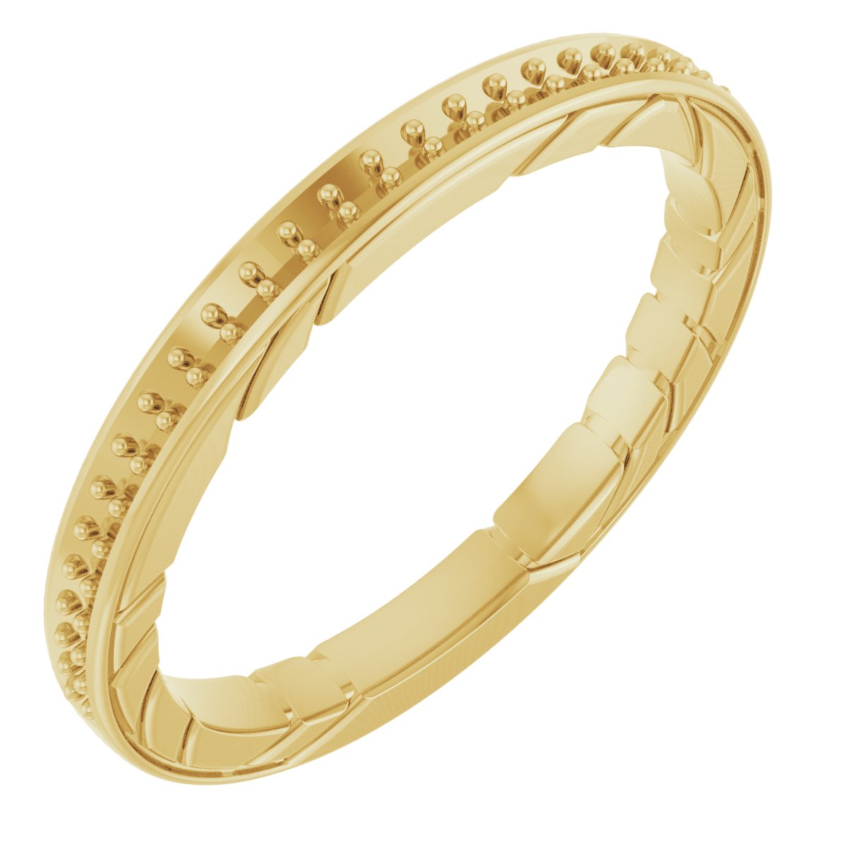 Sculptural Anniversary Band