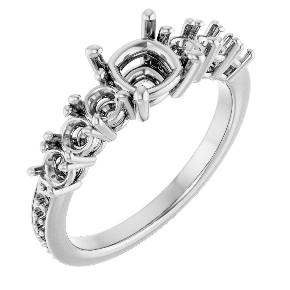 Accented Engagement Ring