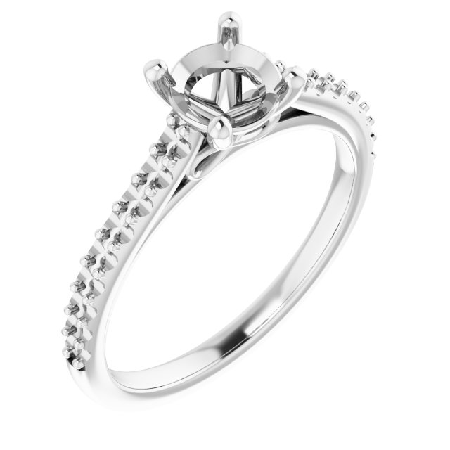 Accented Engagement Ring