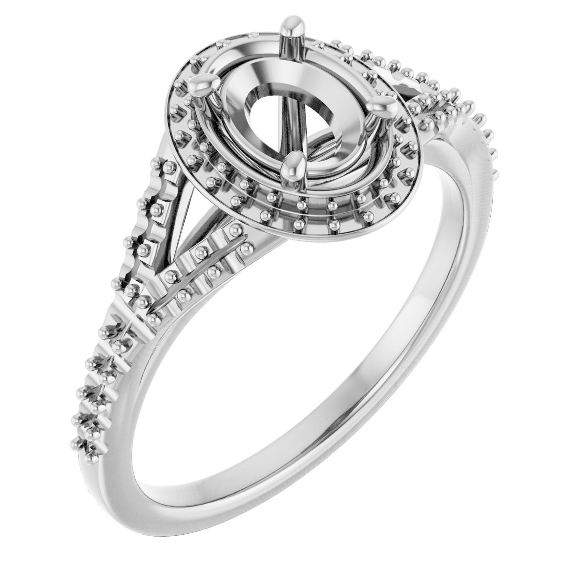 Halo-Style Engagement Ring