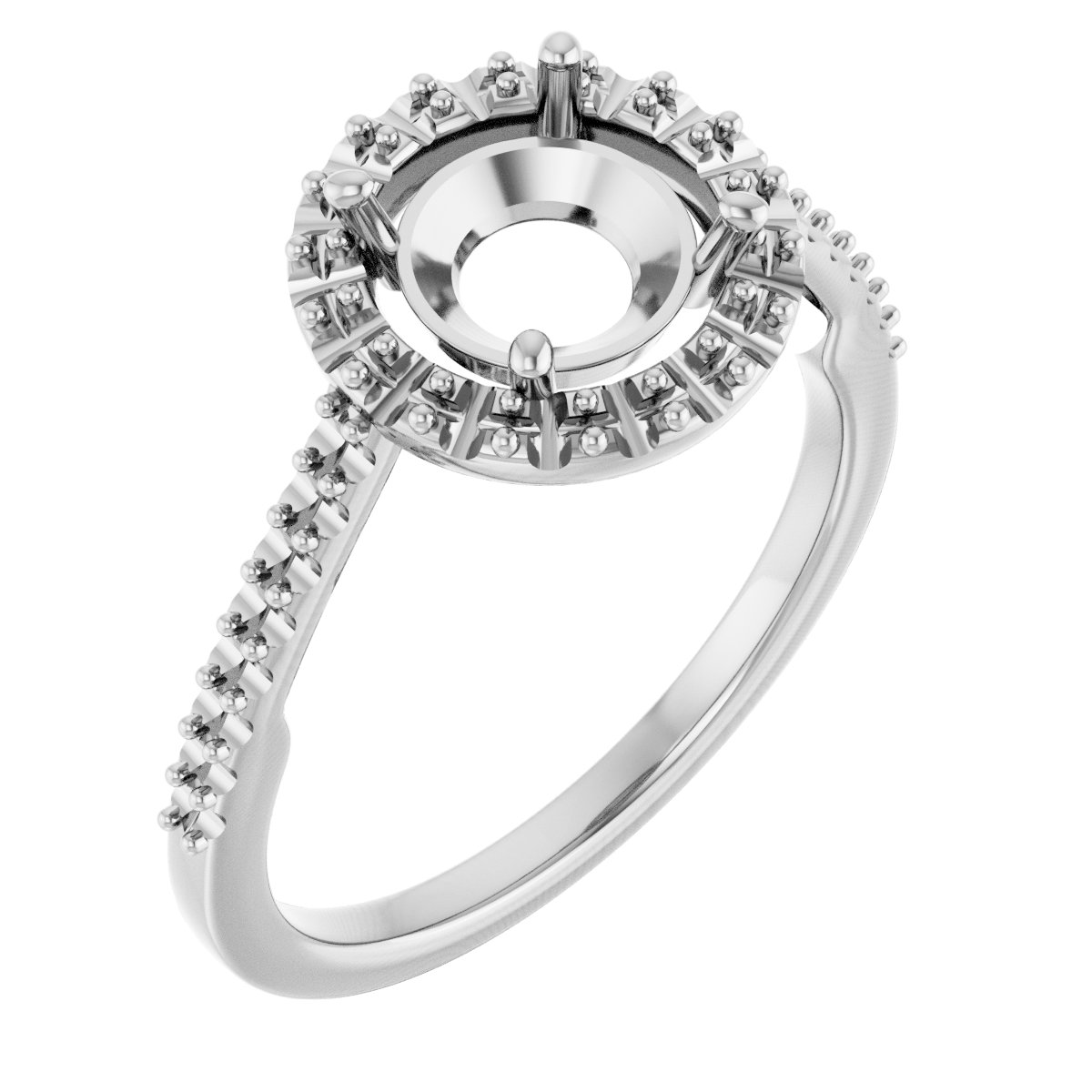 Halo-Style Engagement Ring